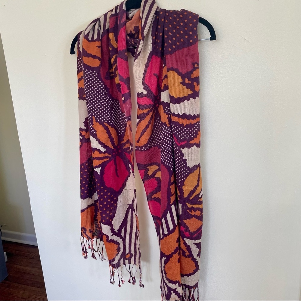 Colorful Lightweight Scarf - Picture 2 of 3